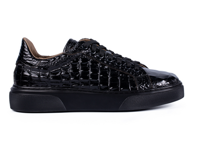 BLACK CROCO SNEAKER